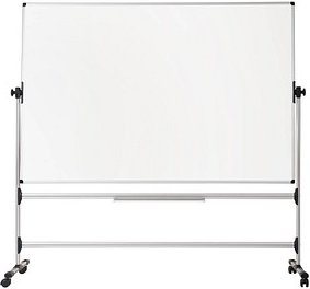 Bi-Office Earth mobiles Whiteboard EARTH 150,0 x 120,0 cm weiß emaillierter Stahl