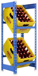 Simonrack Getränkekistenregal SIMONBOTTLE 2 8435104962398 blau 40,0 x 30,0 x 100,0 cm