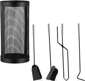 Thumbnail - relaxdays Kaminbesteck schwarz, 1 Set