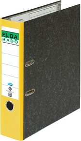 ELBA rado Wolkenmarmor Ordner gelb marmoriert Karton 8,0 cm DIN A4, 1 St.