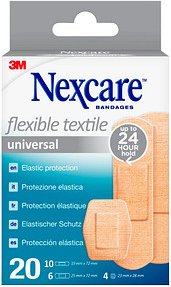 Nexcare™ Pflaster Flexible Textile Universal N0420ASNEW beige, 20 St.