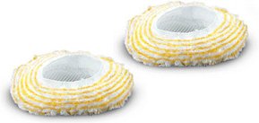 KÄRCHER Bürstenbezüge für Dampfreiniger Polyester 60 °C waschbar, 2 St.