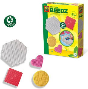 Thumbnail - SES Creative® Bügelperlen Stiftplatten Set GREEN BEEDZ mehrfarbig