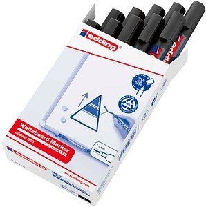 edding 363 Whiteboard-Marker schwarz 1,0 - 5,0 mm, 10 St.