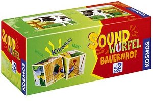 KOSMOS SOUNDWÜRFEL BAUERNHOF Geschicklichkeitsspiel, 1 St.
