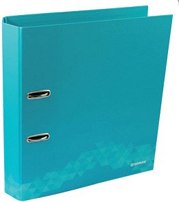 DONAU FLIP faltbar Ordner türkis stabile Pappe 7,5 cm DIN A4