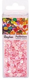 Thumbnail - Rayher Streu-Pailletten irisierend rosa gewölbt Ø 6,0 mm, 4.000 St.