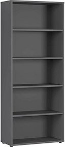 GERMANIA Aktenregal Lissabon grafit 80,0 x 40,0 x 197,0 cm, 1 St.