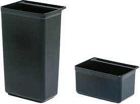 Thumbnail - Bartscher "Adjutant" Abräumbehälter-Set ca. 30,0/ca. 9,0 l schwarz, 1 Set