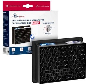 CLEAN OFFICE® Feinstaubfilter Pro Carbon Größe 15,0 x 12,0 cm