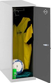 Thumbnail - Simonrack Spind SIMONLOCKER DISM SINGLE weiß, anthrazit 8425437108594, 1 Schließfach 30,0 x 50,0 x 91,5 cm