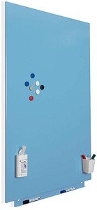 rocada Whiteboard Skin 100,0 x 150,0 cm blau lackierter Stahl
