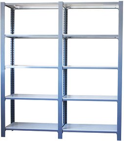 Simonrack Weitspannregal OFFICLICK 8435104998595 hellgrau, weiß 180,0 x 40,0 x 210,0 cm