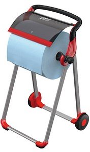 Thumbnail - TORK Putzrollenhalter Performance W1 652008 schwarz, rot Kunststoff, 1 St.