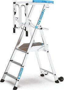 ZARGES Podestleiter ZAP Safemaster Max S silber 3 Stufen