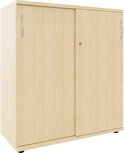 fm Schiebetürenschrank, 4260761570587 königsahorn 2 Fachböden 100,0 x 44,2 x 111,5 cm