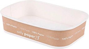 NATURE Star Einweg-Menüschalen Only Paper 0,5 l, 50 St.