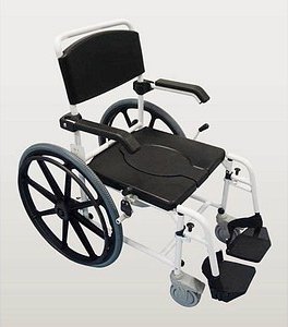 RUSSKA Dusch- & Toilettenstuhl 17502500 schwarz, weiß, 1 St.