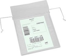 EICHNER Sichttaschen mit Drahtbügel DIN A5 transparent glatt, 50 St.