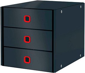 AKTION: LEITZ Schubladenbox Click & Store Cosy grau 53680089, DIN A4 mit 3 Schubladen mit Prämie nach Registrierung