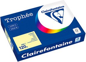 Clairefontaine Kopierpapier Trophée gelb DIN A4 120 g/qm 250 Blatt