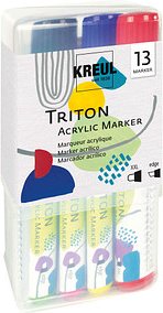 Thumbnail - KREUL Triton Power Pack Acrylstifte farbsortiert 15,0 + 1,4 mm, 13 St.