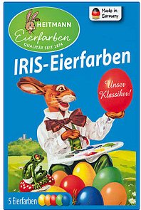 Thumbnail - HEITMANN Eierfarben IRIS Heißfarbe Eierfarben farbsortiert, 1 St.