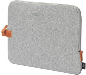 DICOTA Laptophülle Skin URBAN Kunstfaser grau bis 35,6 cm (14 Zoll)