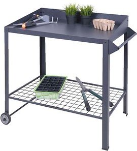 Garden Pleasure Pflanztisch DIANA anthrazit 90,0 x 55,0 x 90,0 cm