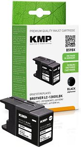 Thumbnail - KMP B59BX schwarz Druckerpatrone kompatibel zu brother LC-1280XLBK