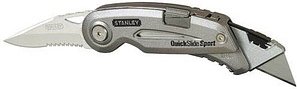 STANLEY Cuttermesser Sportmesser Quickslide schwarz 19 mm, 1 St.