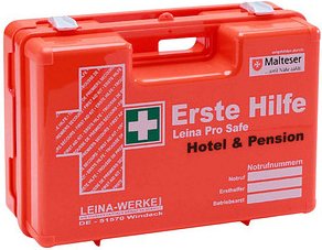 Thumbnail - LEINA-WERKE Erste-Hilfe-Koffer Pro Safe Hotel & Pension DIN 13157 + Erweiterung orange