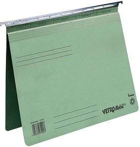 Thumbnail - bene Hängehefter Vetro Mobil Karton moosgrün 1 x kaufmännische Heftung, 50 St.
