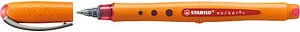 STABILO worker®+ Tintenroller orange 0,3 mm, Schreibfarbe: rot, 1 St.