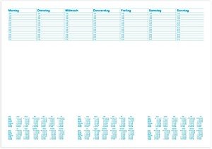 RNK-Verlag Schreibtischunterlage Office - 2024/2025/2026 weiß Papier 48,0 x 33,0 cm, 30 Blatt