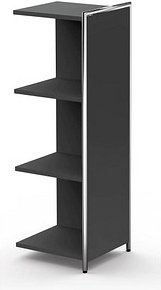 Thumbnail - Kerkmann Aktenregal Lago anthrazit 39,0 x 38,0 x 115,0 cm, 1 St.