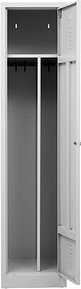Gürkan Spind lichtgrau 104955, 1 Schließfach 40,0 x 50,0 x 180,0 cm