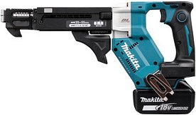 Thumbnail - makita DFR551RTJ Akku-Magazinschrauber-Set 18,0 V, mit 2 Akkus