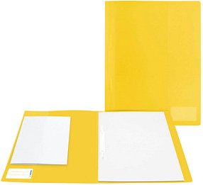 Thumbnail - HERMA Schnellhefter Kunststoff gelb DIN A4, 3 St.