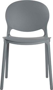 Thumbnail - LÜLLMANN Besucherstuhl 230802 blaugrau Kunststoff, 1 St.