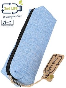 ONLINE® Schlampermäppchen 04073/6 2nd LIFE hellblau, 22,0 x 5,0 cm