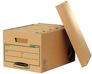 Bankers Box Archivboxen Earth Series braun 33,5 x 47,0 x 27,1 cm, 10 St.