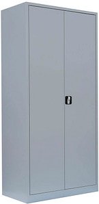 LÜLLMANN Putzmittelschrank 545540 lichtgrau 92,5 x 42,2 x 195,0 cm, aufgebaut, 1 St.