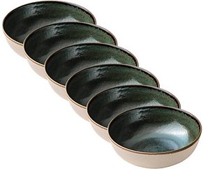 6 HEART & SOUL Schalen Perfect Match Avocado grün 19,0 cm