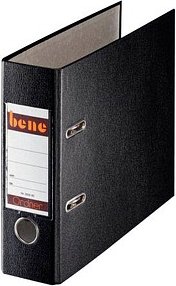 bene A5 Ordner schwarz Kunststoff 7,5 cm DIN A5 quer, 1 St.