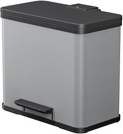 Thumbnail - Hailo Öko trio Plus L Mülleimer 27,0 l silber, 1 St.