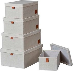 LOVE !T STORE !T Premium Aufbewahrungsboxen-Set beige