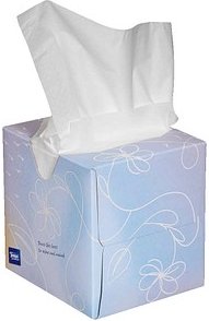 Tempo Taschentücherbox Original 4-lagig weiß, 60 Tücher