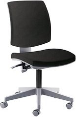 Mayer Kinderdrehstuhl myFLEXO, 2432 SO 26 487 Stoff schwarz, Gestell grau