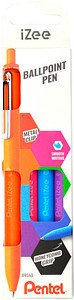 Pentel Kugelschreiber iZee BX470 farbsortiert, Schreibfarbe: farbsortiert, 4 St.